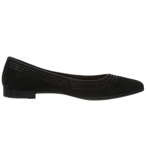 Ecco Shape Pointy Toe Ballet Flat with Crystals 40 - Picture 16 of 16